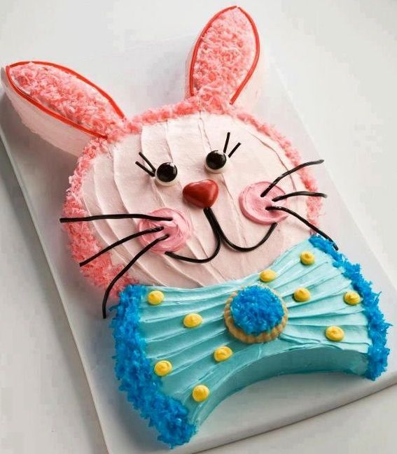bunny cake – via wooloo dot ca
