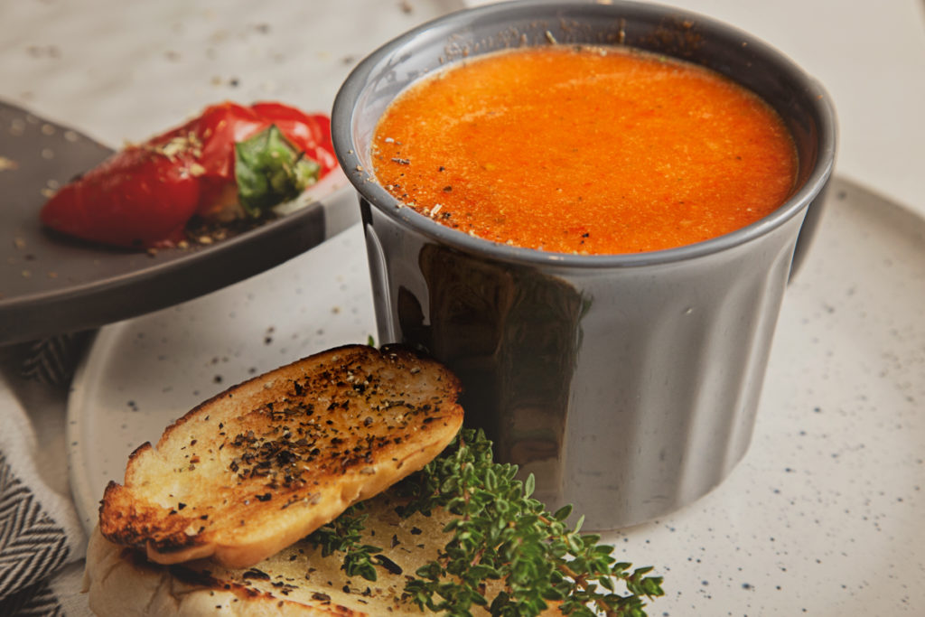 Smoky Red Pepper & Tomato Soup