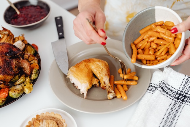 The importance of eating at the table.